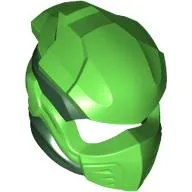 Helmet, Ninja with Wraps Dark Green Pattern