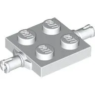 Plate Special 2 x 2 with Wheel Holders