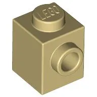 Brick Special 1 x 1 with Stud on 1 Side