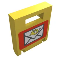 Box 2 x 2 x 2 Door with Slot and Mailbox Print