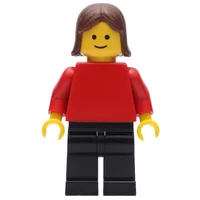 Woman - Red Torso, Black Legs