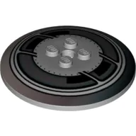 Dish 6 x 6 Inverted (Radar) with Hollow Studs and AT-AT/AT-TE Print