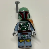 Boba Fett, Helmet, Jetpack Neckwear, Dark Tan Pauldron, Printed Arms, Stern