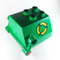 Duplo Container with Recycling Arrows Print and Opening Rear Door