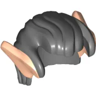 Hair Swept Back with Light Nougat Elf Ears