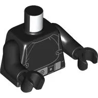 Torso, Imperial Gunner Uniforms, Clasps, Silver Belt Buckles print, Black Arms and Hands