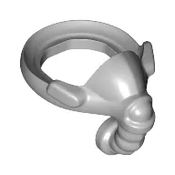 Minifig Neckwear Breathing Apparatus, Aviator Oxygen Mask