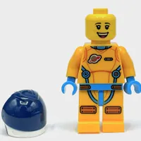 Rivera, Bright Light Orange Spacesuit, Dark Blue Visor