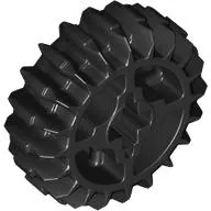 Technic Gear 20 Tooth Double Bevel with Axle Hole Type 1 [+ Opening]