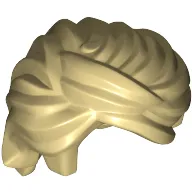 Hair Swept Back, Tousled