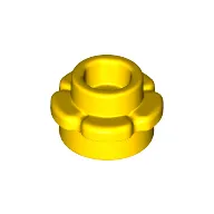 Plant, Flower, Plate Round 1 x 1 with 5 Petals