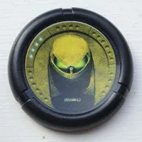 Large Figure Throwing Disk, Bionicle Mask Miru Print