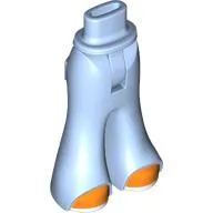 Minidoll Hips and Wide Pants with Orange Shoes, White Soles print