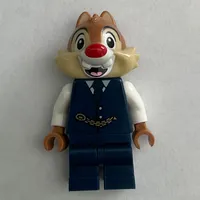 Dale in Dark Blue Vest with Pocket Watch Chain