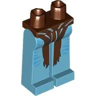 Hips and Medium Azure Long Legs with Reddish Brown Loin Cloth print