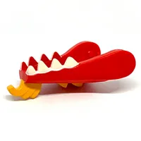 Creature Body Part, Dragon Head Lower Jaw with White Teeth, Yellow Goatee