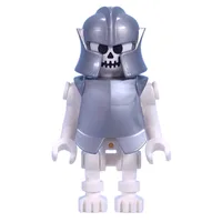 Skeleton, Standard Face, Bent Arms, Vertical Hand Clips, 78132 Torso, Armor