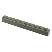 Modulex Brick 1 x 10 with M on Stud