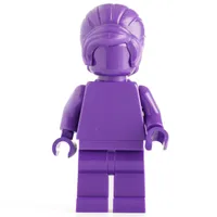 Monochrome Dark Purple with Hair