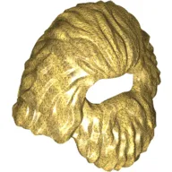 Hair with Moustache and Beard, Long and Bushy