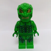 Green Goblin with Gold Eyes on Helmet