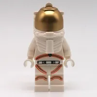 Astronaut - White Torso and Legs, Orange Trim