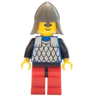 Knight (Scale Mail on Blue) - Black Arms, Red Legs