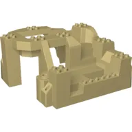 Duplo Baseplate Raised 14 x 16 x 8 with Rock Mountain Zoo Habitat