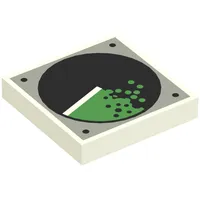 Tile 2 x 2 with Radar Scope Print