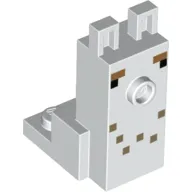 Animal Body Part, Llama Torso and Head with Black Eyes, Dark Tan Spots print