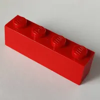 Brick 1 x 4 with Bottom Tubes, Lowered Center Cross Support