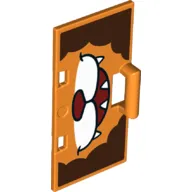 Duplo Container Box 2 x 4 x 2 Door with Handle with Lion Face print