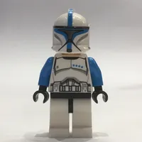 Clone Trooper Lieutenant, Dark Azure Markings, Plain Legs