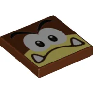 Tile 2 x 2 with Galoomba Confused print
