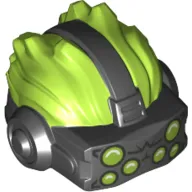 Hair with Goggles Headset, Lime Hair Print