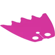 Neckwear Cape, Scalloped 5 Points [Shiny Satin Fabric]