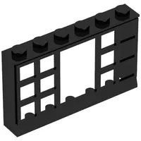 Minitalia Window 1 x 6 x 3 Panorama with 12 Panes