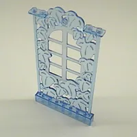 Belville, Wall, 1 x 8 x 12 with Ivy and Window