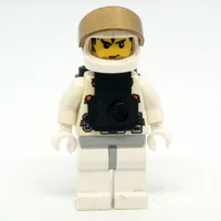 Mars Astronaut, Stubble, Printed Hair, Jet Pack