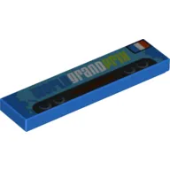 Tile 1 x 4 with 'WORLD GRAND PRIX' Print