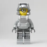 Brains, Light Bluish Gray with Armor