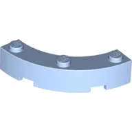 Brick Round Corner 4 x 4 Macaroni Wide with 3 Studs