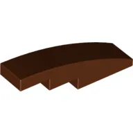 Slope Curved 4 x 1 No Studs [Stud Holder with Symmetric Ridges]