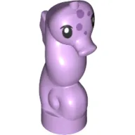 Animal, Seahorse with Black Eyes, Medium Lavender Spots