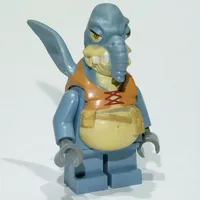 Watto, Printed Head, Dark Bluish Gray Hands