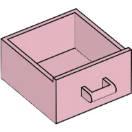 Cupboard 4 x 4 x 4 Drawer, Open Handle