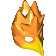 Mask Bird (Phoenix) with Yellow Beak, Dark Bluish Gray Goggles, Red Eyes print