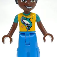 Zac - Yellow Shirt, Dark Azure Pant