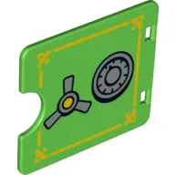 Duplo Door / Window with Cutout and Safe Print (Semi Oval)