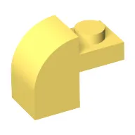 Brick Curved 1 x 2 x 1 1/3 with Curved Top